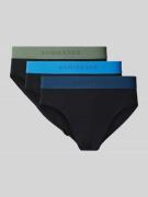 Slip met elastische band met label in een set van 3 stuks