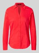 Regular fit blouse met V-hals