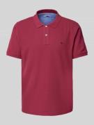Regular fit poloshirt met logostitching
