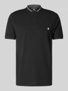 Regular fit poloshirt met opstaande kraag