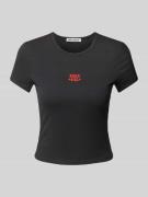 T-shirt met labelstitching