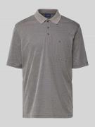 Regular fit poloshirt met borstzak