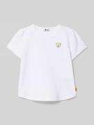 T-shirt met logobadge