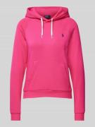 Hoodie met labeldetail