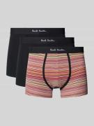 Boxershort met elastische band met logo in een set van 3 stuks