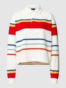 Sweatshirt met streepmotief