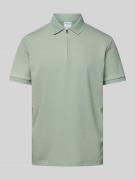 Poloshirt met korte ritssluiting