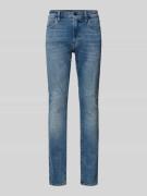 Skinny fit jeans met steekzakken