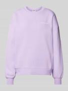 Oversized sweatshirt met ribboorden