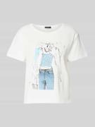 T-shirt met motiefprint