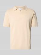 Poloshirt met V-hals, model 'MATTIS'