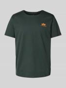 T-shirt met labelprint