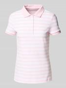 Regular fit poloshirt met structuurmotief