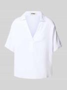 Oversized blouseshirt met V-hals, model 'DENISALF'