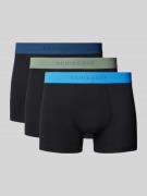 Boxershort met elastische band met label in een set van 3 stuks