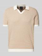 Regular fit poloshirt met labeldetail
