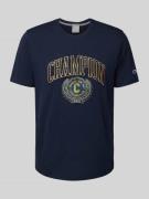 T-shirt met labelprint