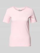 Slim fit T-shirt van katoen