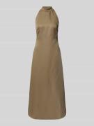 Linnen jurk met halter, model 'NELA'