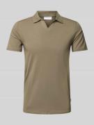 Poloshirt van katoenmix