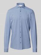 Slim fit zakelijk overhemd met haaikraag, model 'HANK'