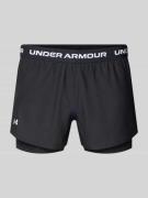 Regular fit korte broek met label op tailleband, model 'Tech Play Up'