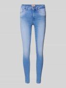 Skinny fit jeans van katoenmix, model 'POWER'