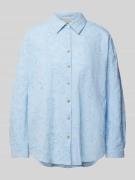 Overhemdblouse met knoopsluiting, model 'Uniqua'