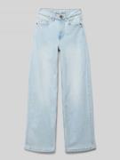 Wide leg jeans in 5-pocketmodel, model 'Annemay'