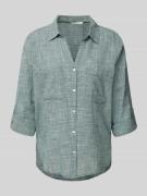 Regular fit overhemdblouse van puur katoen