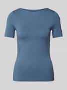 Shaped fit T-shirt van katoenmix, model 'PANDA'
