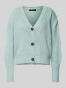 Regular fit gebreid jack met ballonmouwen, model 'LEA'