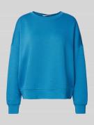 Sweatshirt met ribboorden, model 'Dalvina'