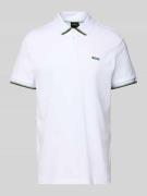 Regular fit poloshirt met labelprint, model 'Paddy Lux Heritage'