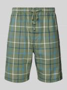 Regular fit korte pyjamabroek met elastische band