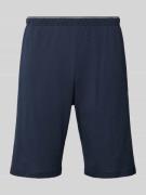 Regular fit korte pyjamabroek met elastische band
