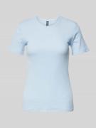 Slim fit T-shirt van katoenmix, model 'RUKA'