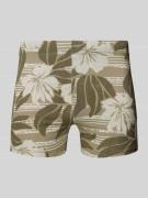 Skinny fit zwembroek met labelprint