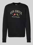Sweatshirt met labelstitching, model 'Ivy'