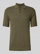 Regular fit poloshirt met structuurmotief, model 'COOPER'