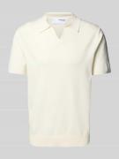 Poloshirt met V-hals, model 'TELLER'