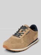 Sneakers met labelapplicatie, model 'Sacramento'