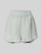 Relaxed fit korte broek met structuurmotief, model 'Sonja'