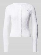 Gebreide cardigan met kabelpatroon