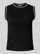 Tanktop met ribboorden, model 'Lexi'