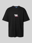 T-shirt met labelprint, model 'Nerperi'