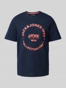 T-shirt met labelprint, model 'SIMON'