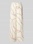 Loose fit pull-on broek van pure viscose