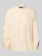 Regular fit blouse met opstaande kraag, model 'ILEX'
