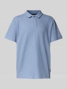 Regular fit geribd poloshirt met stretch
